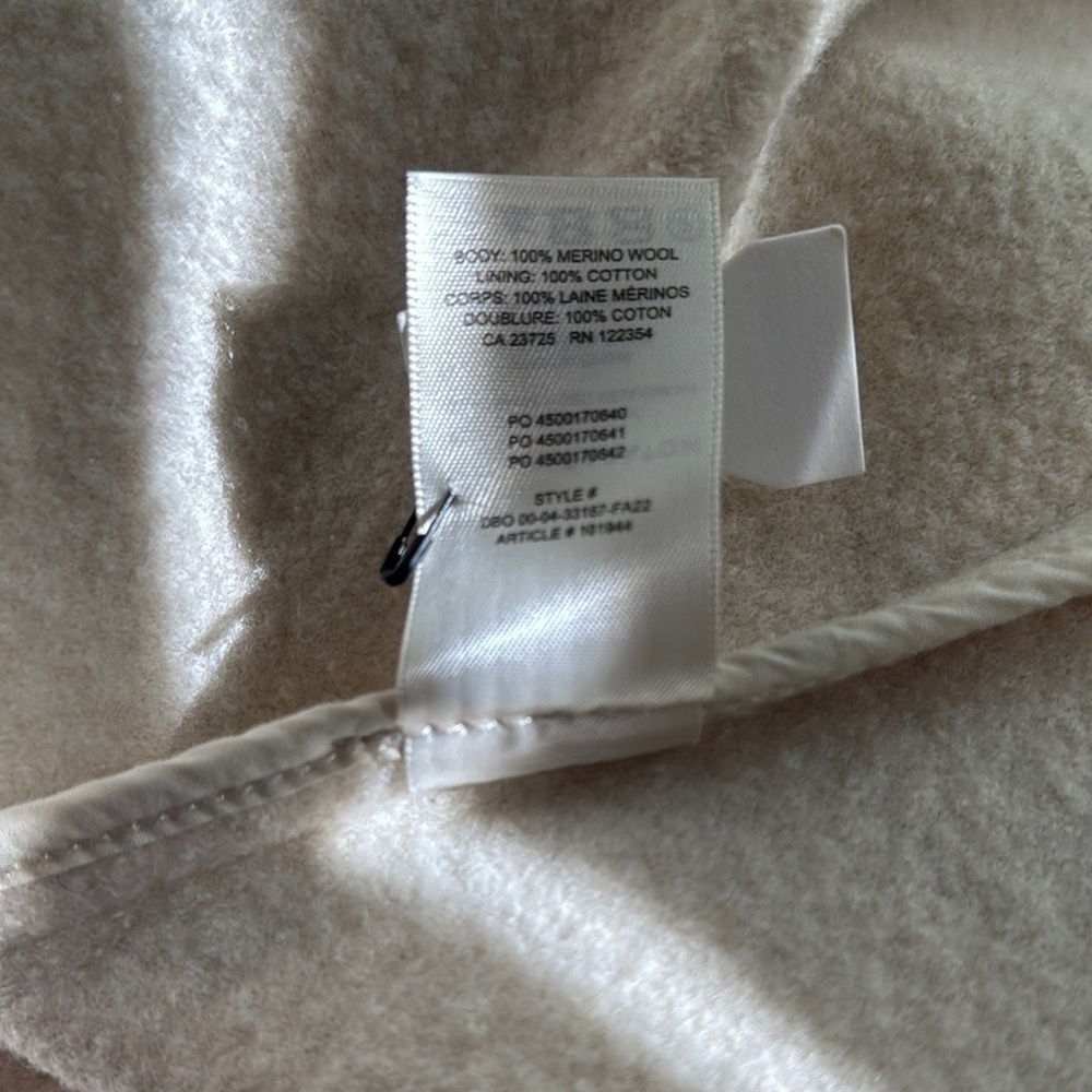 Aritzia The Group Babaton Cream Teddy Jacket - Picture 9 of 10